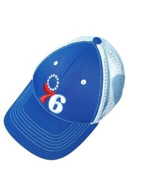 Philadelphia 76ers Hat NBA Adjustable Snapback Fan Favorite Ball Cap OS Mesh